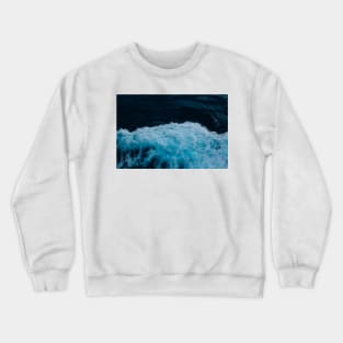 Deep Blue Ocean Waves Crewneck Sweatshirt